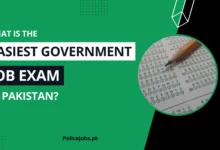 Easiest Government Job Exam in Pakistan