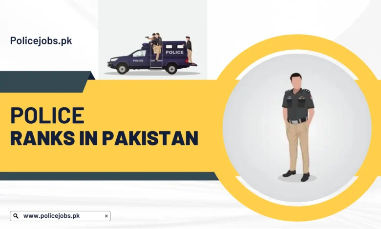 Police Ranks in Pakistan