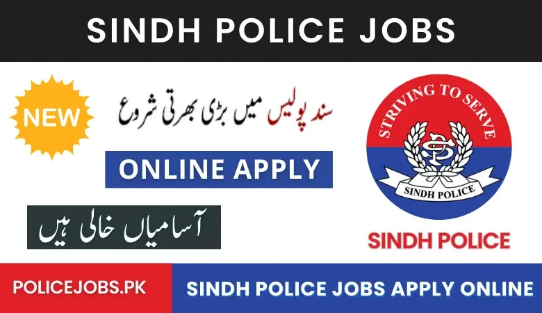 Sindh Police Jobs STS Jobs (Apply Online)