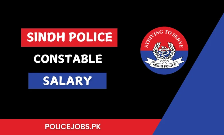 Sindh Police Constable Salary