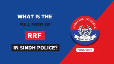 What is the Full Form of RRF in Sindh Police