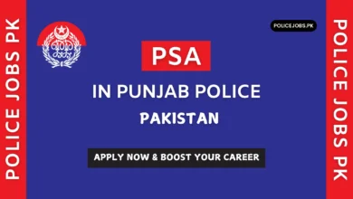PSA in Punjab Police Pakistan