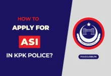 How to Apply for ASI in KPK Police