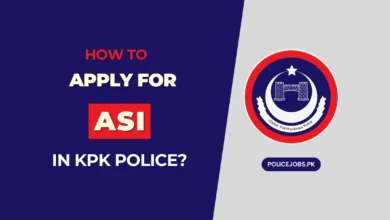 How to Apply for ASI in KPK Police